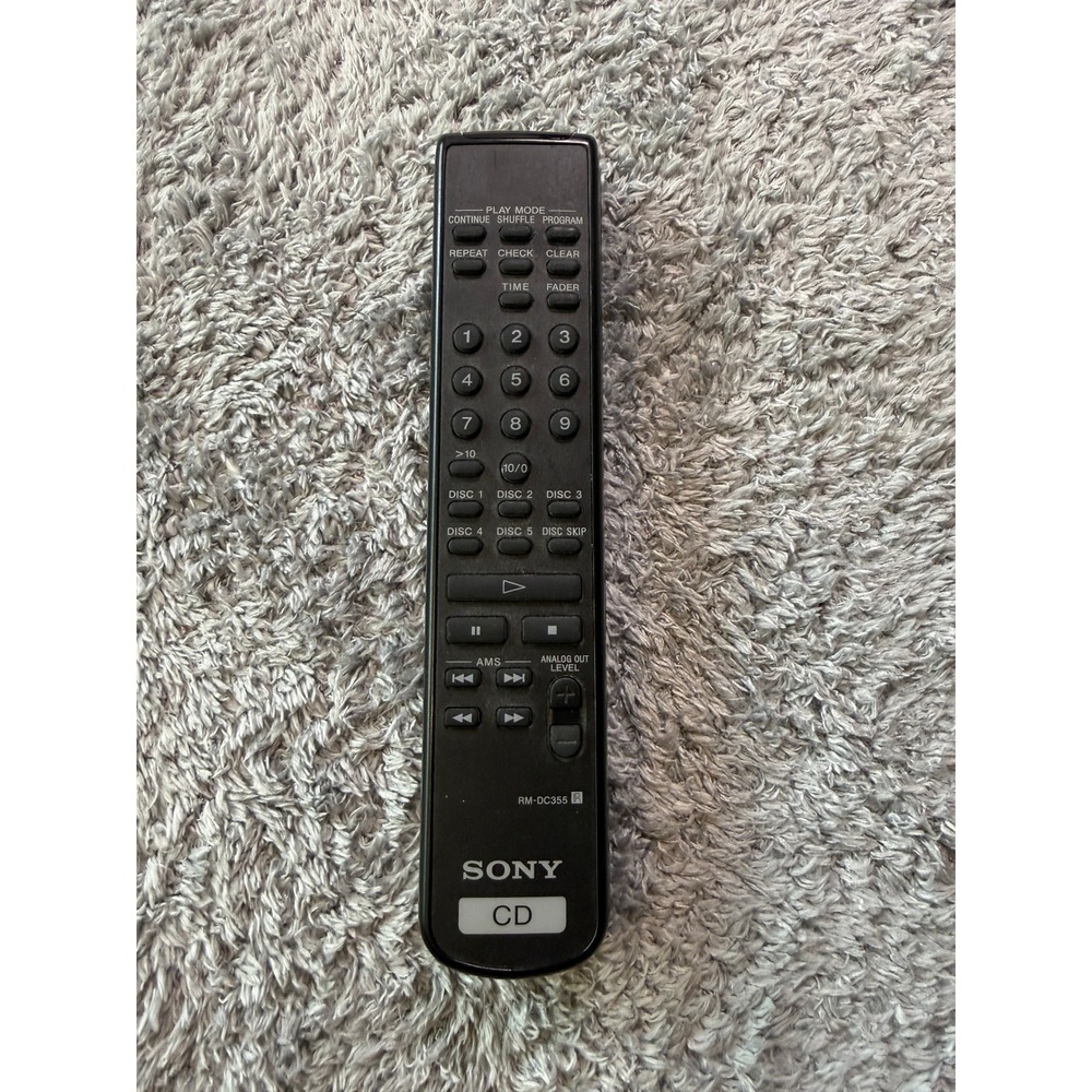 Sony Unisex RM-DC355 Remote Control OS Black CD Player Disc Changer Replacement